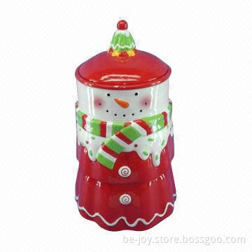 Christmas Gifts, Ceramic crafts with Painting, Available in Various Sizes, OEM Orders Welcomed